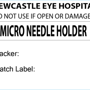 MICRO NEEDLE HOLDER- 50 x 35 Piggy Back, Printed, with steam indicator 500/roll