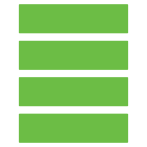 LINEN LABELS 70 x 20 mm RP31 4000 PER ROLL - 38mm CORE, PERMANENT ADHESIVE - BLANK GREEN - 4 UP
