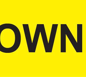 OWN- 70x25mm, Black print on Fluoro Yellow Label, 500/roll