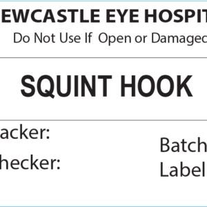 SQUINT HOOK Piggy Back Label printer 50 x 35 mm 500 per roll - No indicator