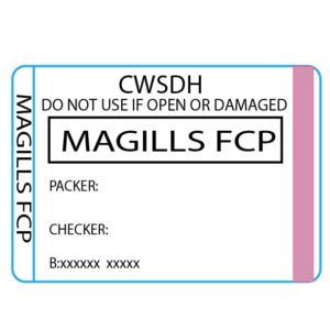 Magills FCP - 50 x 35 Piggy Back, Printed, with steam indicator 500/roll