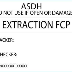 Extraction FCP - 50 x 35 Piggy Back, Printed, with steam indicator 500/roll