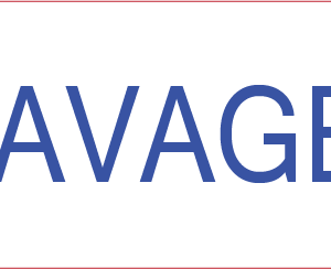 LAVAGE- 40 x 12, PAPER, Blue print on White Label, 800 per roll