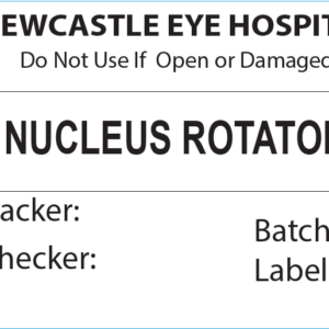 NUCLEUS ROTATOR Piggy Back Label printer 50 x 35 mm 500 per roll - No indicator