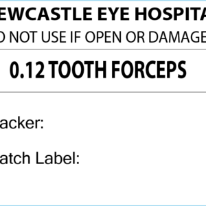 0.12 TOOTH FORCEPS- 50 x 35 Piggy Back, Printed, with steam indicator 500/roll