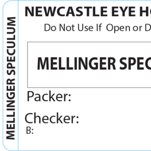MELLINGER SPECULUM Piggy Back Label printer 50 x 35 mm 500 per roll - No indicator