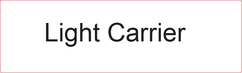 Light Carrier - 40 x 12, PAPER, Black print on White Label, 800 per roll