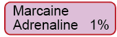 Marcaine Adrenaline 1% - 40 x 12, PAPER, Black print on Violet Label, 800 per roll