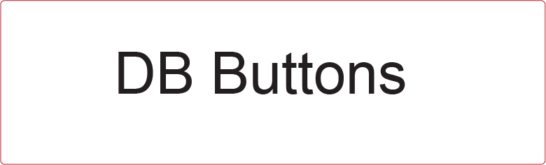 DB Buttons - 40 x 12, PAPER, Black print on White Label, 800 per roll