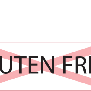 GLUTEN FREE, 40 x 12, PAPER, Black Print on St Andrew's Water mark Label, 800 per roll