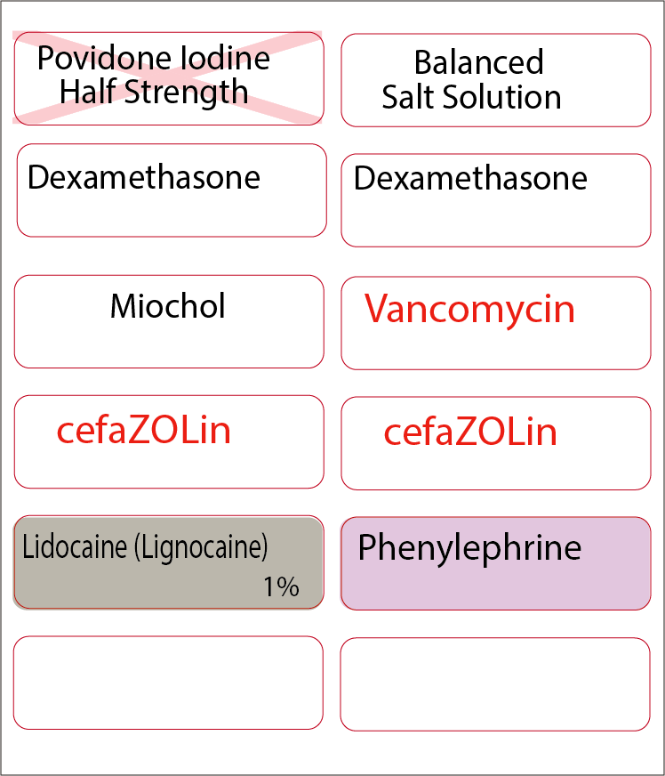 Ophthamology - 12 Labels per page Sterile Label Sheet - 40 x 12, Polypropylene with acrylic permanent adhesive 1 label sheet per pouch, 100 per box, Gamma Sterlised