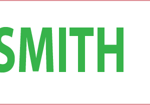 SMITH - GREEN PRINT ON WHITE, 70 X 20MM, 1000/ROLL