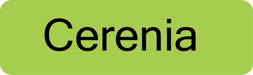 Cerenia- 40 x 12, PAPER, Black print on Green Label, 800 per roll