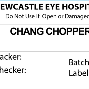 PB5035P500-34 "CHANG CHOPPER" Piggy Back Label printer 50 x 35 mm 500 per roll - No indicator