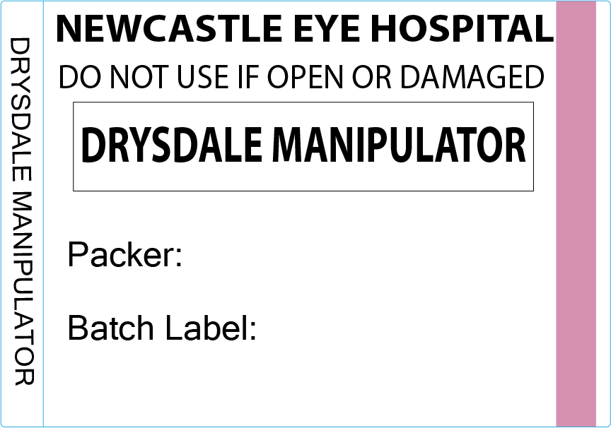 DRYSDALE MANIPULATOR- 50 x 35 Piggy Back, Printed, with steam indicator 500/roll