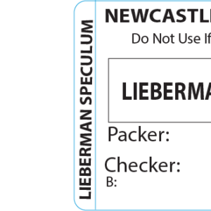 LIEBERMAN SPECULUM Piggy Back Label printer 50 x 35 mm 500 per roll - No indicator