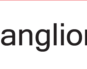 Ganglion- 40 x 12, PAPER, Black print on White Label, 800 per roll
