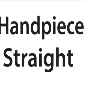 Handpiece Straight -27mm x 36mm Black Print on White Label, 400 per roll