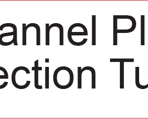 Channel Plug Injection Tube - 40 x 12, PAPER, Black print on White Label, 800 per roll