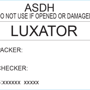Luxator - 50 x 35 Piggy Back, Printed, with steam indicator 500/roll