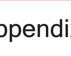 Appendix - 40 x 12, PAPER, Black print on White Label, 800 per roll
