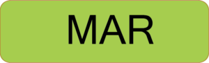 MAR – 40 x 12, PAPER, Black print on Green label, 800 per roll