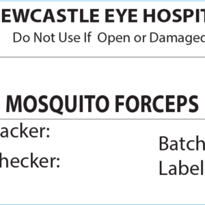 MOSQUITO FORCEPS Piggy Back Label printer 50 x 35 mm 500 per roll - No indicator