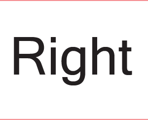 Right - 40 x 12, PAPER, Black print on White Label, 800 per roll