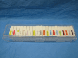 PERSPEX  DISPENSER HOLDS 20 BOXES OF LABELS 500mm