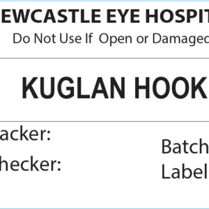 KUGLAN HOOK Piggy Back Label printer 50 x 35 mm 500 per roll - No indicator