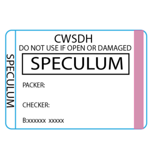 Speculum- 50 x 35 Piggy Back, Printed, with steam indicator 500 per roll