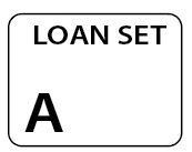 LOAN SET A - White label 400 per roll 55X42mm