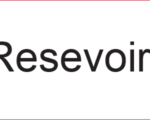 Resevoir - 40 x 12, PAPER, Black print on White Label, 800 per roll