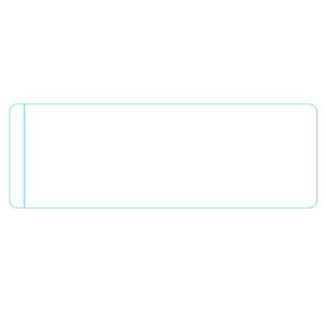 BC1/PB/L BAR CODE LABELS 36 x 105 ON A 76mm CORE,1500 PER ROLL, BLANK, RP31, PIGGY BACK - left hand slit