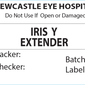 IRIS Y EXTENDER Piggy Back Label printer 50 x 35 mm 500 per roll - No indicator