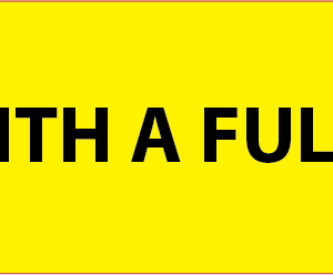 GIVE WITH A FULL MEAL - 40 x 12 , PAPER, Black print on Fluoro Yellow Label, 800 per roll