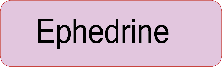 Ephedrine, 40 x 12, PAPER, Black print on Violet Label, 800 per roll