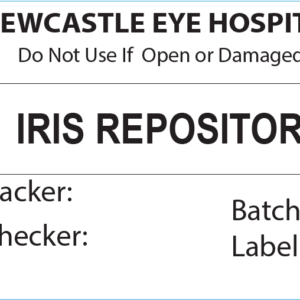 IRIS REPOSITOR Piggy Back Label printer 50 x 35 mm 500 per roll - No indicator