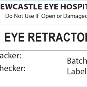 EYE RETRACTOR Piggy Back Label printer 50 x 35 mm 500 per roll - No indicator