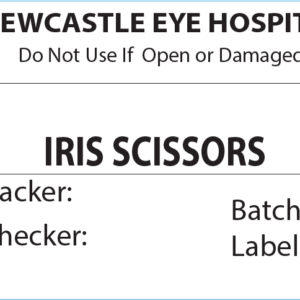 IRIS SCISSORS Piggy Back Label printer 50 x 35 mm 500 per roll - No indicator