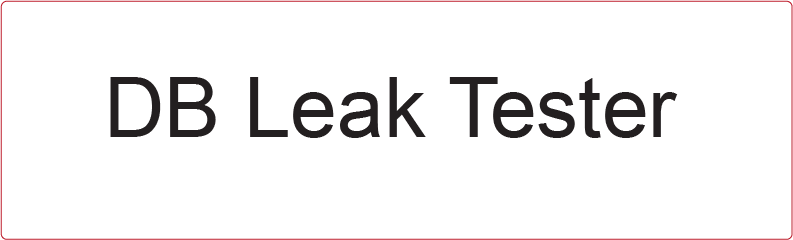 DB leak Tester- 40 x 12, PAPER, Black print on White Label, 800 per roll