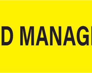 WOUND MANAGEMENT - 40 x 12 , PAPER, Black print on Fluoro Yellow Label, 800 per roll
