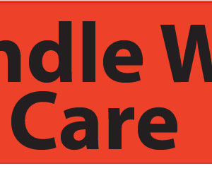Handle With Care, 40 x 12, PAPER, Black print on Red Label, 800 per roll