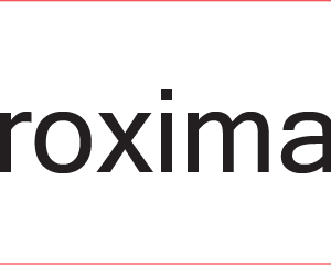 Proximal - 40 x 12, PAPER, Black print on White Label, 800 per roll