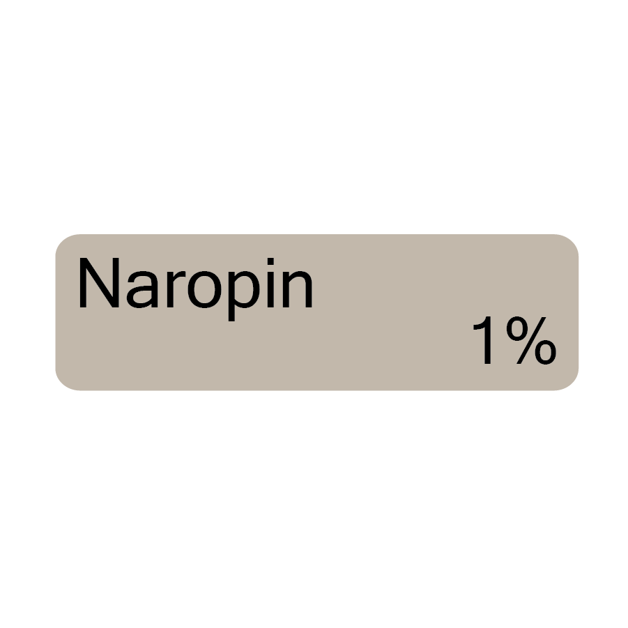 Naropin 1% - 40 x 12, PAPER, Black print on Grey Label, 800 per roll
