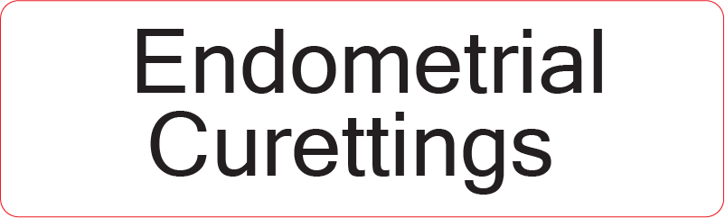 Endometrial Curettings - 40 x 12, PAPER, Black print on White Label, 800 per roll