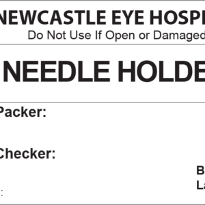 Needle Holder Piggy Back Label printer 50 x 35 mm 500 per roll - No indicator