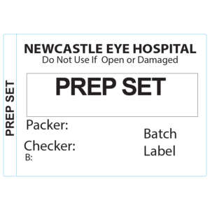 "Prepset" Piggy Back Label printer 50 x 35 mm 500 per roll - No indicator