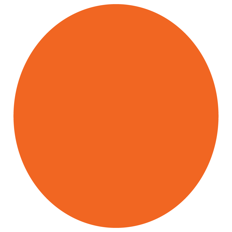 ORANGE DOT LABELS, 1200 labels p/roll