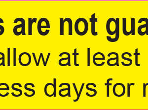 Repeats are not guaranteed - 40 x 12, PAPER, Black print on Yellow Label, 800 per roll